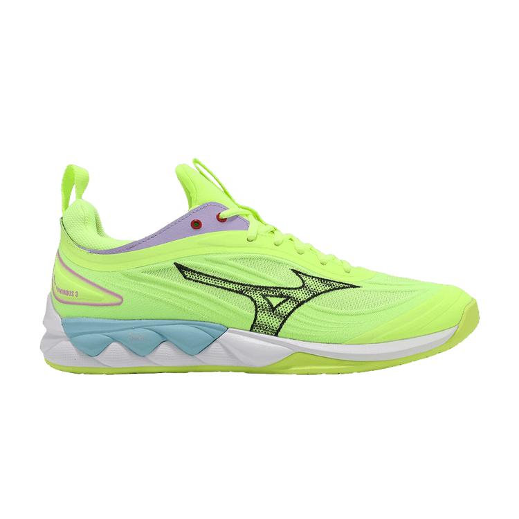 Mizuno Wave Luminous 3 Neo Lime Unisex Sneakers Green Black Splish-Splash V1GA242011 44 
Mizuno Wave Luminous 3 Neo Lime Unisex Sneakers Green Black Splish-Splash V1GA242011 44
