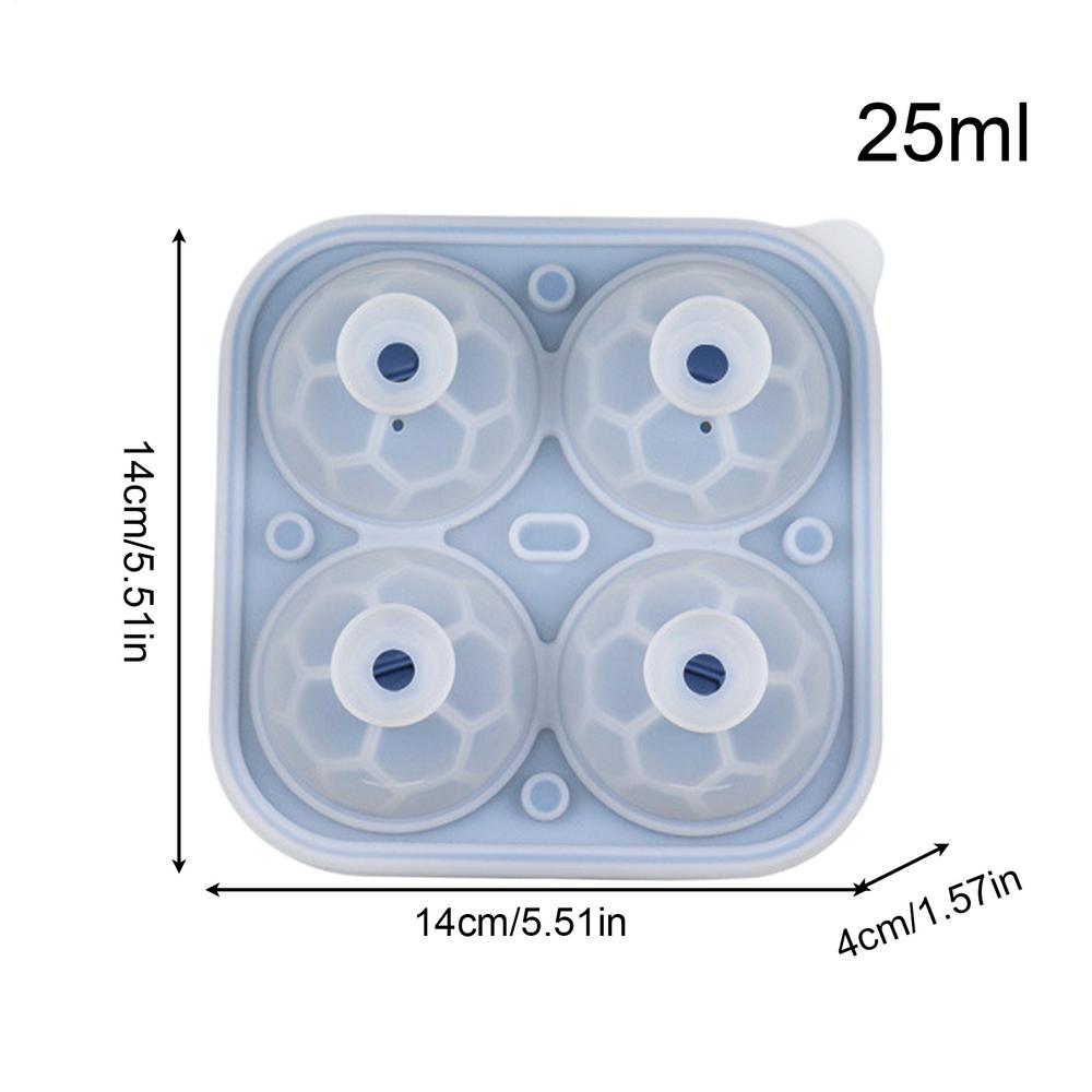 Sphere Ice Mold Soccer Shape Cooling Block Making Mould Silicone Ice Ball Tray for Cocktails Party Drinks Coffee Juice Beverage синій
Sphere Ice Mold Soccer Shape Cooling Block Making Mould Silicone Ice Ball Tray for Cocktails Party Drinks Coffee Juice Beverage синій