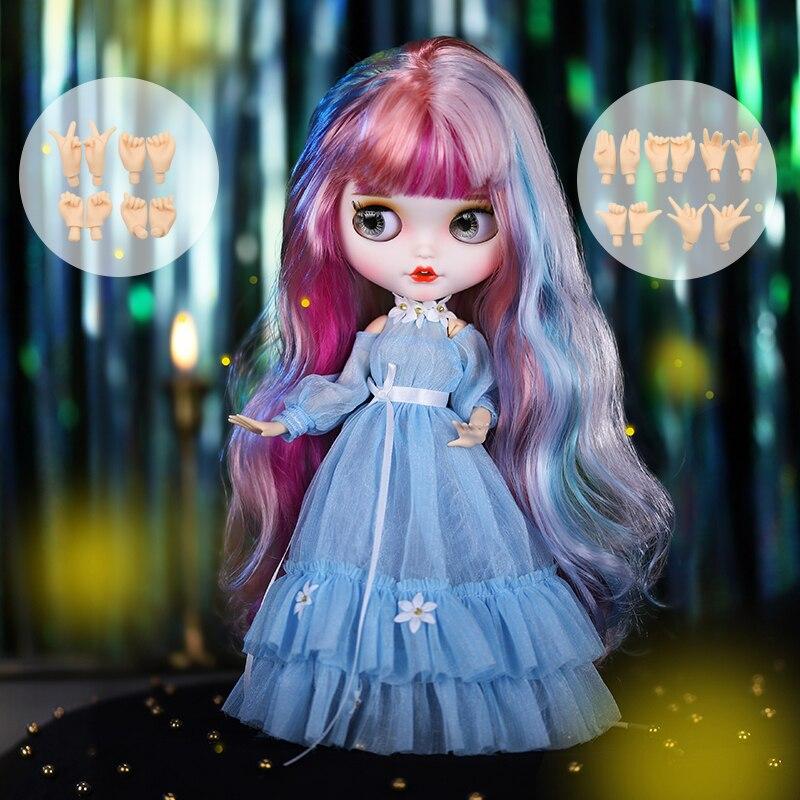 ICY DBS Blyth Doll 1/6 Аніме Лялька Joint Body White Skin Matte Face Special Combo Includes Clothes Shoes Hands 30cm BJD TOY full set with hands
ICY DBS Blyth Doll 1/6 Аніме Лялька Joint Body White Skin Matte Face Special Combo Includes Clothes Shoes Hands 30cm BJD TOY full set with hands