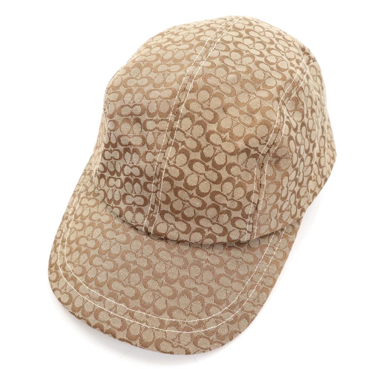 COACH Total logo cap P/S beige Men s Used
COACH Total logo cap P/S beige Men s Used