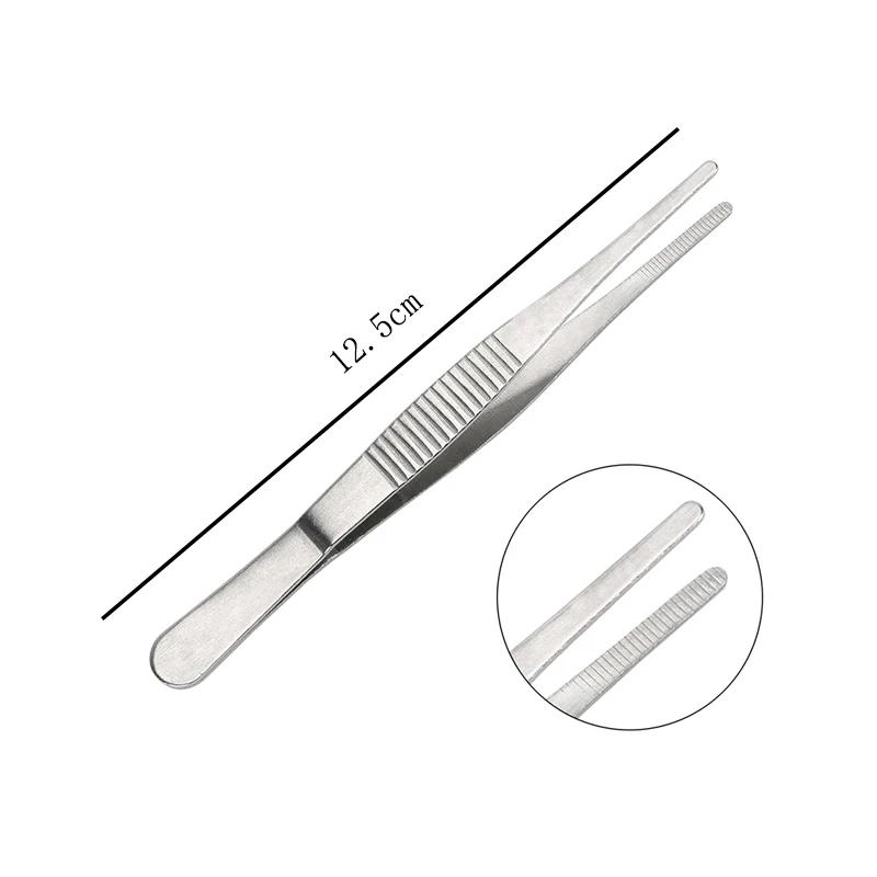Thickened stainless steel tweezers round head with teeth dressing tweezers straight elbow gripping tool clamp
Thickened stainless steel tweezers round head with teeth dressing tweezers straight elbow gripping tool clamp