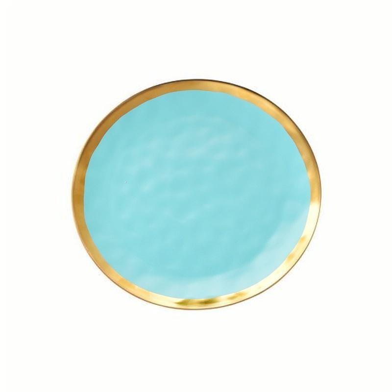 Скандинавская минималистичная позолоченная глазурованная керамическая обеденная тарелка, тарелка для гурманов, тарелка для фруктов, плоская тарелка, тарелка для западной кухни 8 inches небесно-голубой
Скандинавская минималистичная позолоченная глазурованная керамическая обеденная тарелка, тарелка для гурманов, тарелка для фруктов, плоская тарелка, тарелка для западной кухни 8 inches небесно-голубой