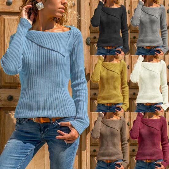 Women Sexy Solid Color Slim Fit Asymmetrical Collar Long Sleeve Sweater Jumper XXXXL жовтий
Women Sexy Solid Color Slim Fit Asymmetrical Collar Long Sleeve Sweater Jumper XXXXL жовтий