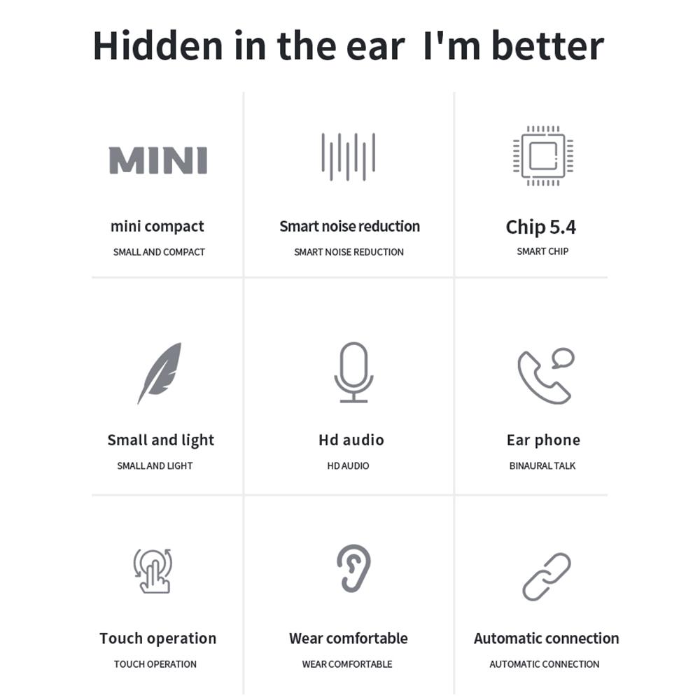 YW11 TWS Bluetooth-compatible Earphones ANC Noise Reduction Wireless Sports Music Calling Headset Black
YW11 TWS Bluetooth-compatible Earphones ANC Noise Reduction Wireless Sports Music Calling Headset Black