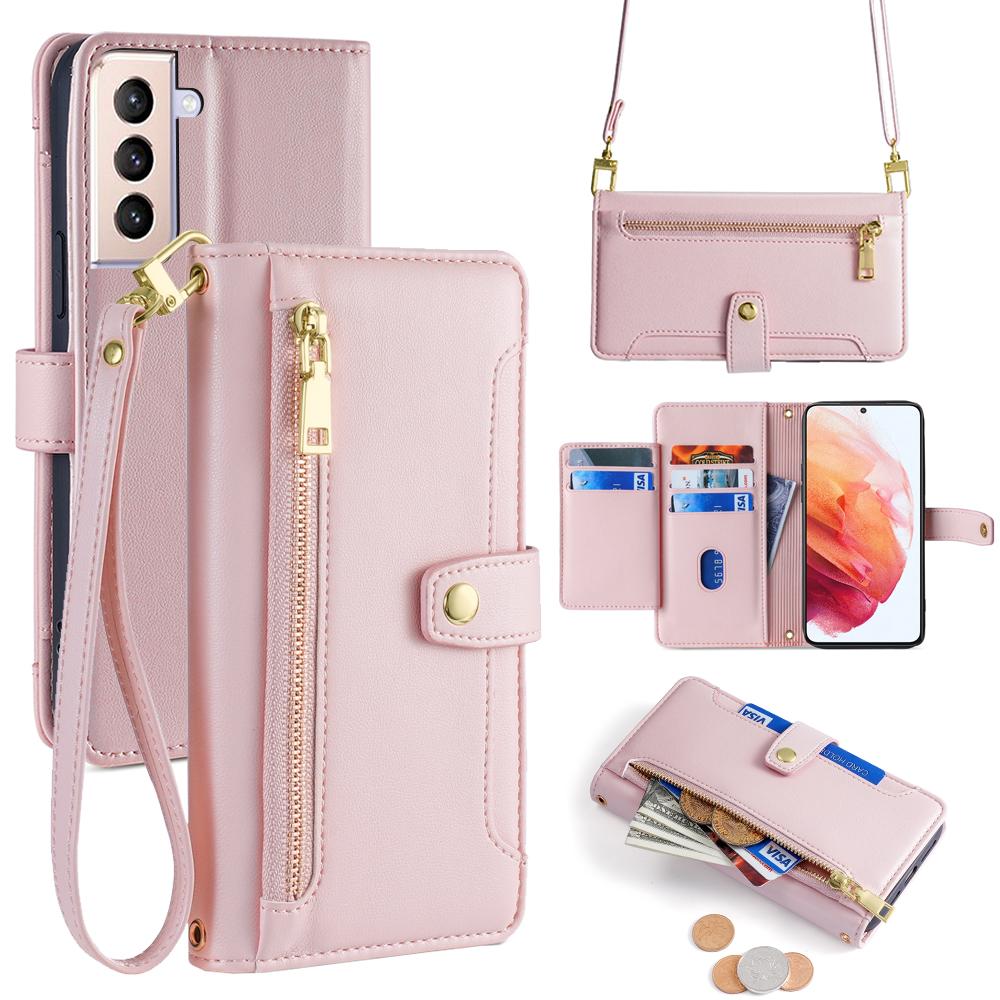 For Samsung Galaxy S21 4G/S21 5G Case PU Leather Cell Phone Cover with Zipper Pocket E
For Samsung Galaxy S21 4G/S21 5G Case PU Leather Cell Phone Cover with Zipper Pocket E