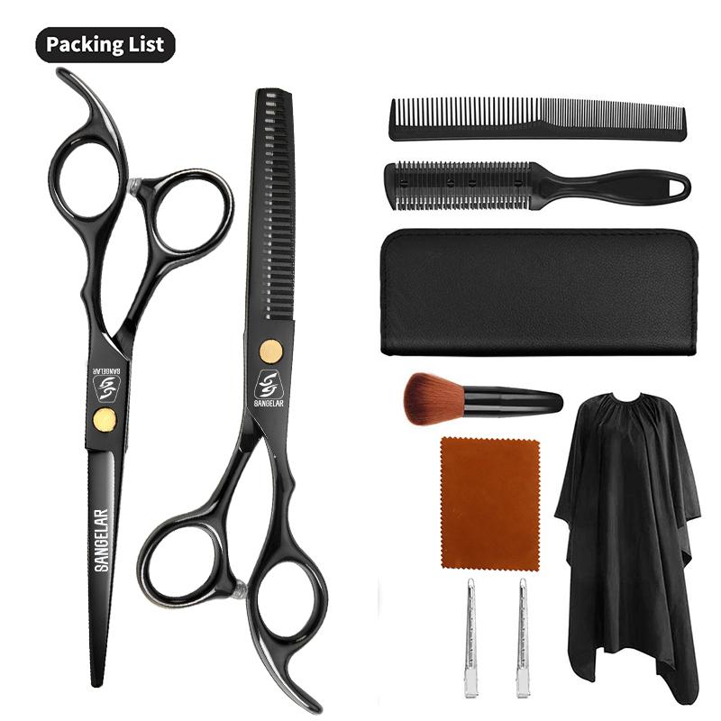 Sangelar 10 шт. 6-дюймовые ножницы для волос, черные, семейные, парикмахерские, ножницы для стрижки волос, парикмахерские с использованием профессиональных ножниц 6 Set чёрный
Sangelar 10 шт. 6-дюймовые ножницы для волос, черные, семейные, парикмахерские, ножницы для стрижки волос, парикмахерские с использованием профессиональных ножниц 6 Set чёрный