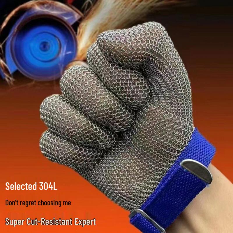 Stainless Steel Cut-Resistant Gloves - Chainsaw, Kitchen, Anti-Cut, Wear-Resistant Metal Protection
Stainless Steel Cut-Resistant Gloves - Chainsaw, Kitchen, Anti-Cut, Wear-Resistant Metal Protection