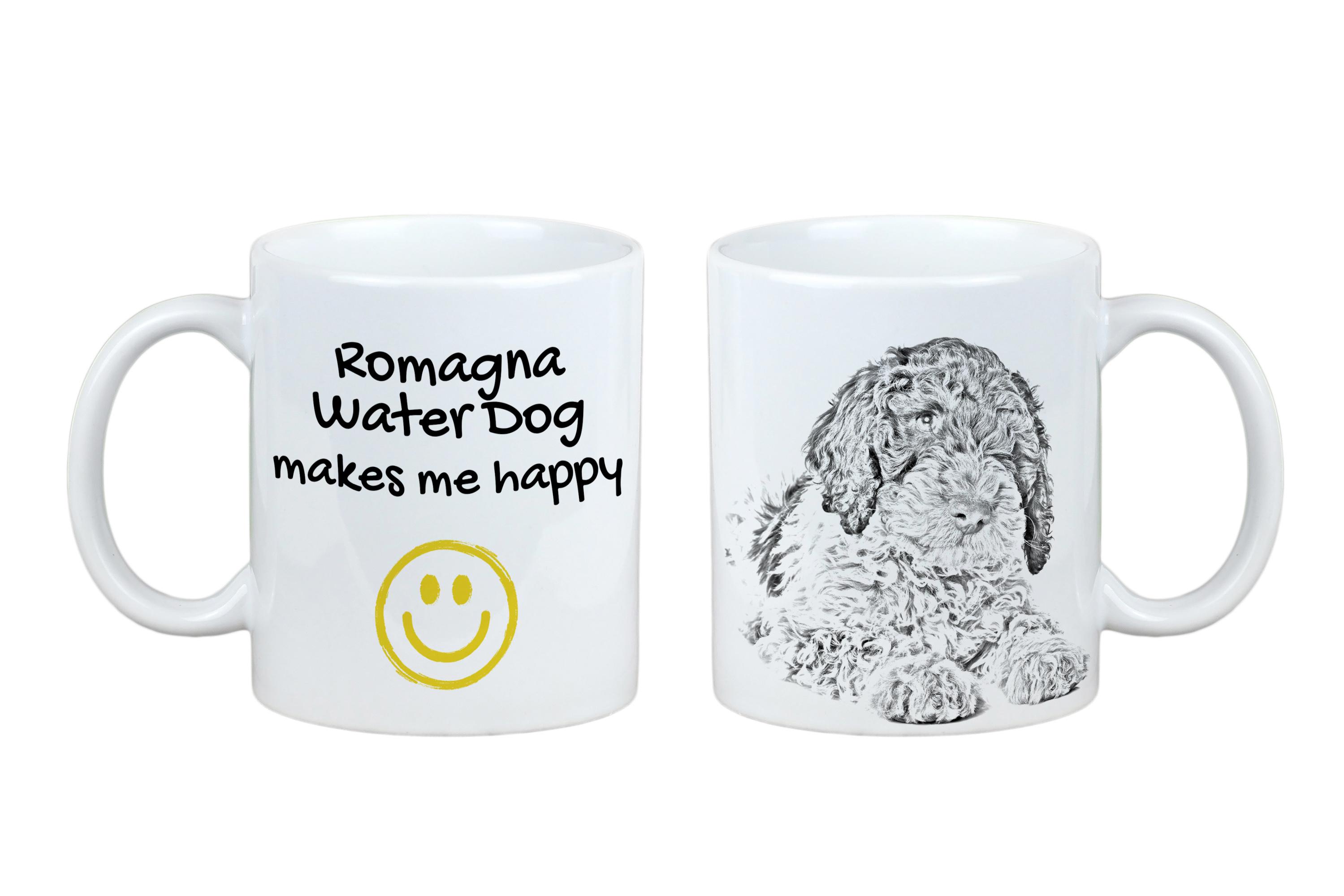 Romagna Water Dog - cup with a dog, cheerful cup for a dog lover, personalized gift from the Art-Dog brand білий
Romagna Water Dog - cup with a dog, cheerful cup for a dog lover, personalized gift from the Art-Dog brand білий