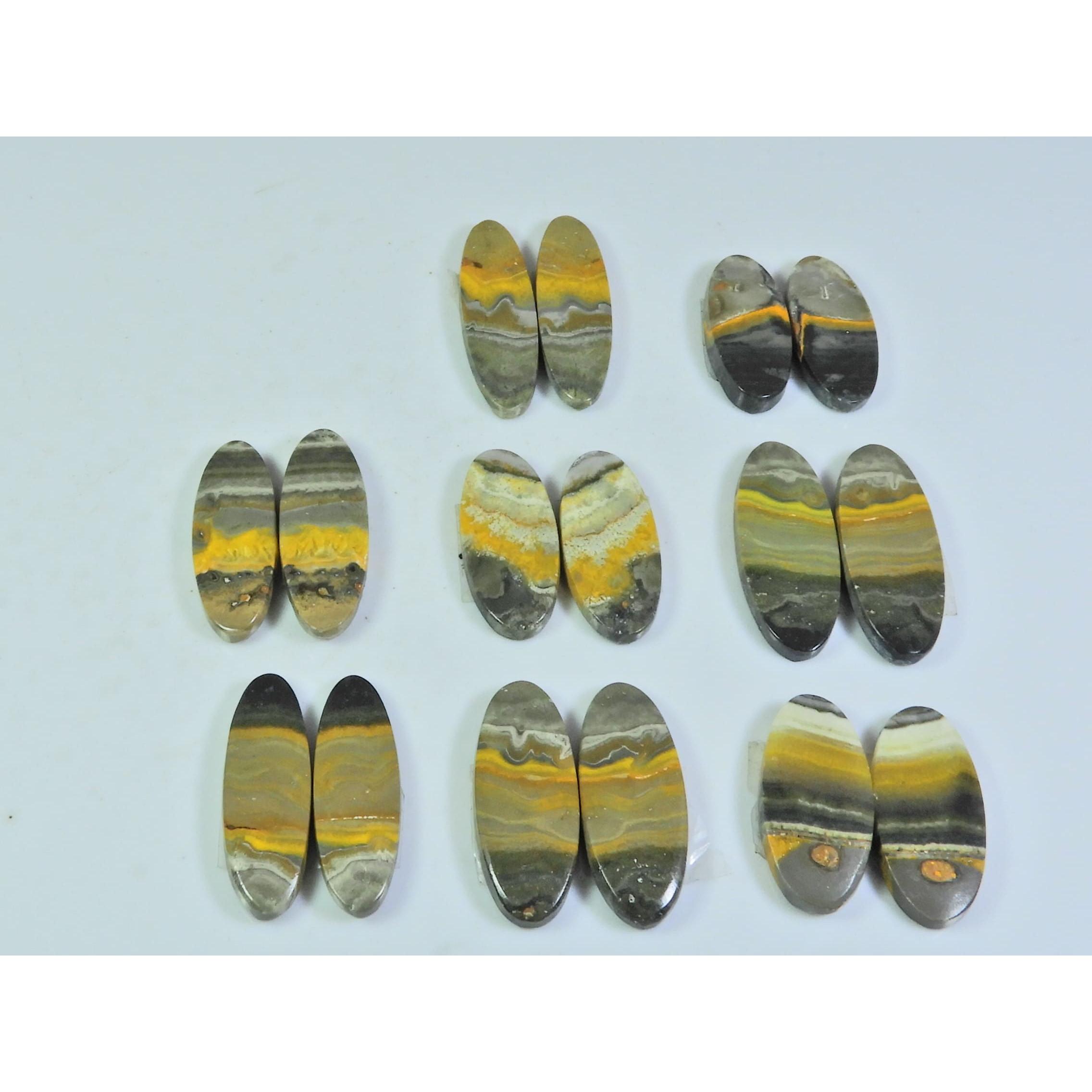 9X21-10X26MM Натуральный Яшма Шмель Пара Овальный Кабошон Драгоценный Камень Лот 8 Пар C-116
9X21-10X26MM Натуральный Яшма Шмель Пара Овальный Кабошон Драгоценный Камень Лот 8 Пар C-116