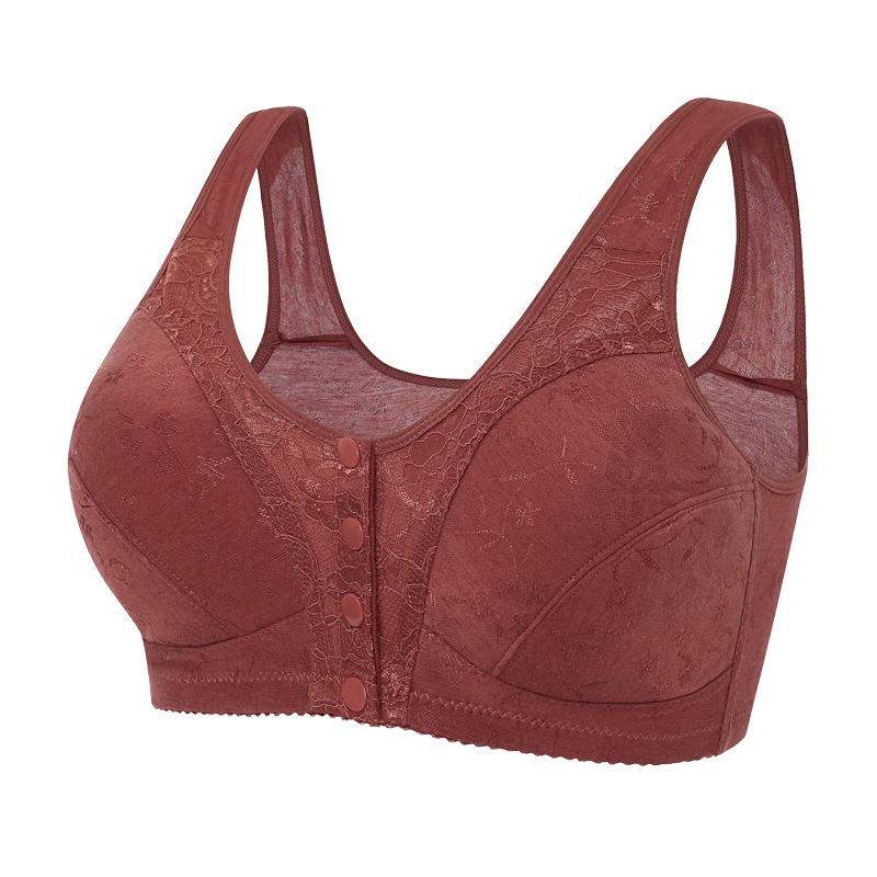 fashion Jacquard in the elderly bra summer middle-aged women front buckle bra 105
fashion Jacquard in the elderly bra summer middle-aged women front buckle bra 105
