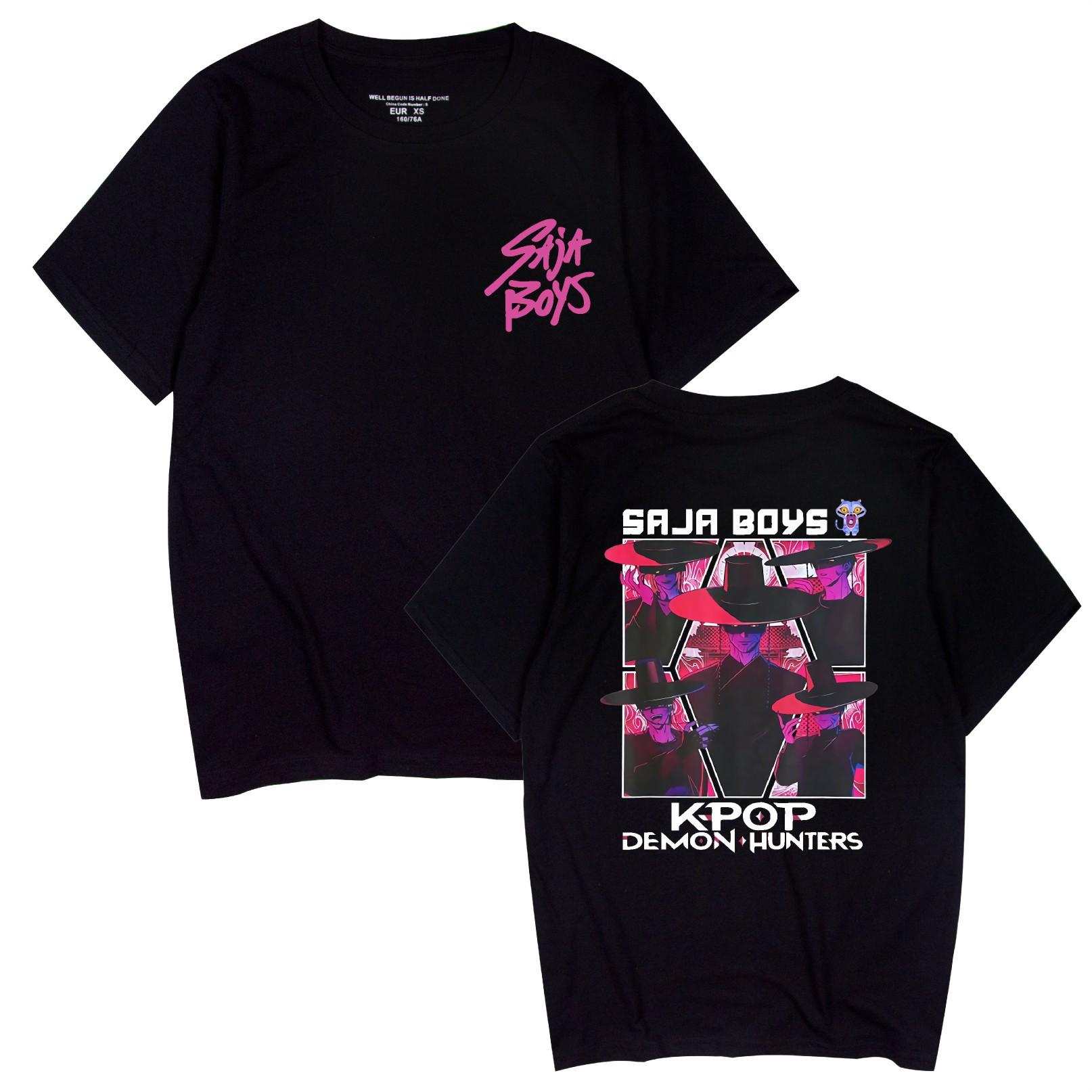 KPop Demon Hunters T-Shirts CARTOON Printed Shirts Casual Short Sleeve Tee Tops for Men Women XS чёрный
KPop Demon Hunters T-Shirts CARTOON Printed Shirts Casual Short Sleeve Tee Tops for Men Women XS чёрный