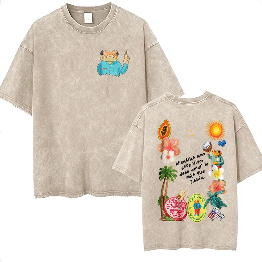Vintage Washed Bad Bunny T Shirts Funny Debi Tirar Mas Fotos Double Sided Print TShirt Men Women Casual Short Sleeve Tees S
Vintage Washed Bad Bunny T Shirts Funny Debi Tirar Mas Fotos Double Sided Print TShirt Men Women Casual Short Sleeve Tees S