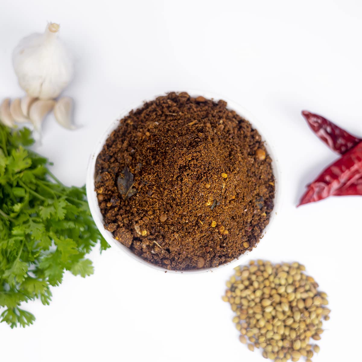 VEDANK™ Nalla karam podi/Idli karam podi - Home Made Powders/Podis/Masalas - 200grams | (Coriander Leaves Powder)
VEDANK™ Nalla karam podi/Idli karam podi - Home Made Powders/Podis/Masalas - 200grams | (Coriander Leaves Powder)