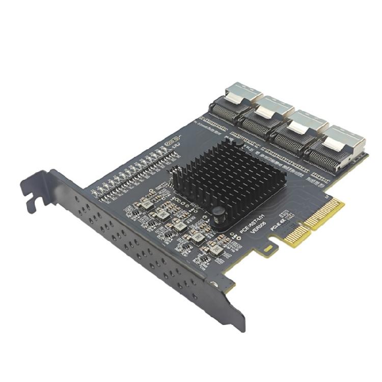 Pcie Adapter 4 Port SFF-8087 To 16 Port SATA3.0 Expansion Card SATA3.0 Controller 6Gbps Speed Adapter Card Replacement 1
Pcie Adapter 4 Port SFF-8087 To 16 Port SATA3.0 Expansion Card SATA3.0 Controller 6Gbps Speed Adapter Card Replacement 1