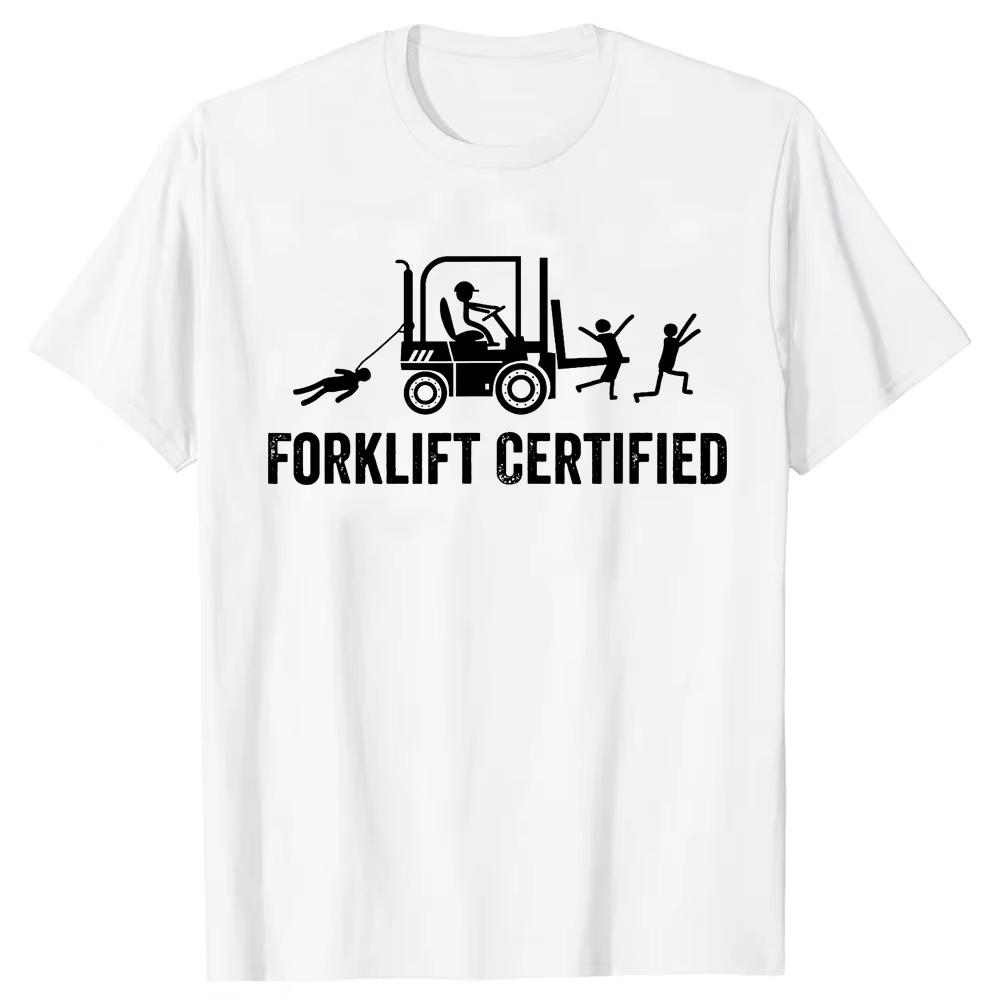 Funny Forklift Operator Forklift Certified Retro Vintage TShirt Humorous Graphic Printed Short Sleeve Top Womens Clothing S
Funny Forklift Operator Forklift Certified Retro Vintage TShirt Humorous Graphic Printed Short Sleeve Top Womens Clothing S