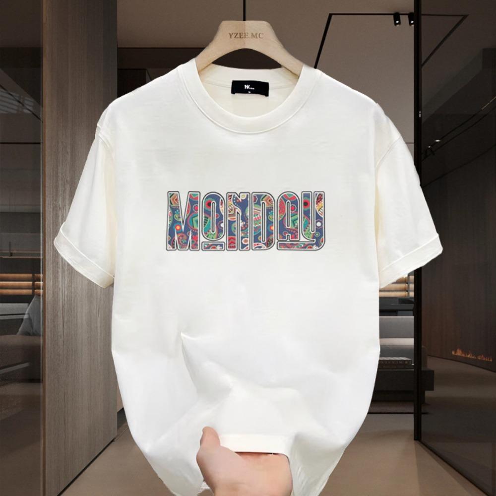 Summer Fashion All-match Short-sleeved T-shirt Men s Fashion Casual Printed Half-sleeved Top S
Summer Fashion All-match Short-sleeved T-shirt Men s Fashion Casual Printed Half-sleeved Top S