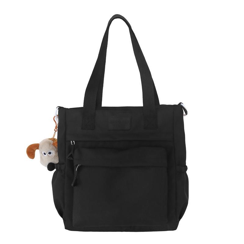 Нейлоновая сумка, студенческая книжная сумка, сумка для занятий, большая вместительная прочная женская сумка через плечо
Нейлоновая сумка, студенческая книжная сумка, сумка для занятий, большая вместительная прочная женская сумка через плечо