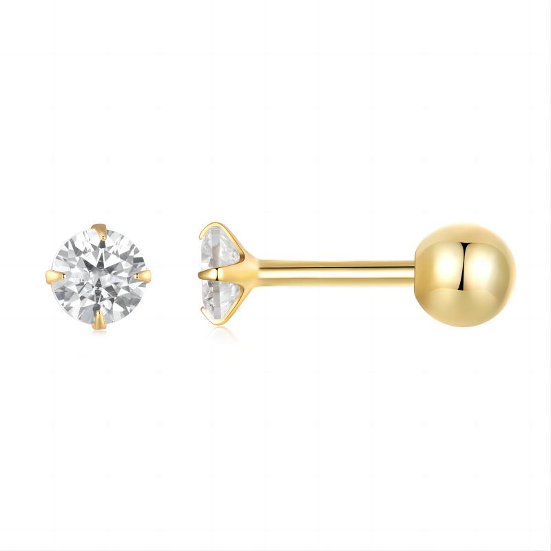 BAMOER Platinum Plated Classic Round CZ Stud Earrings Prongs Set 925 Silver Hypoallergenic Elegant Jewellry 3mm 5mm 7mm 5MM золотий
BAMOER Platinum Plated Classic Round CZ Stud Earrings Prongs Set 925 Silver Hypoallergenic Elegant Jewellry 3mm 5mm 7mm 5MM золотий