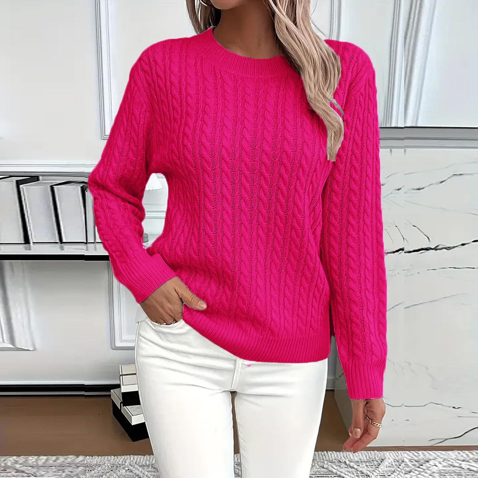 Womens Sweaters Long Sleeve Fall Soft Lightweight Knit Loose Sweater Tops L гарячі рожевого кольору
Womens Sweaters Long Sleeve Fall Soft Lightweight Knit Loose Sweater Tops L гарячі рожевого кольору