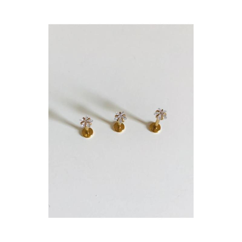 ELİZYA BOUTIQUE Хирургическая сталь золотого цвета Star Tragus, Helix, Forward Helix, Conch Piercing Set of 3 StarsSetGold 0.06 mm золотой
ELİZYA BOUTIQUE Хирургическая сталь золотого цвета Star Tragus, Helix, Forward Helix, Conch Piercing Set of 3 StarsSetGold 0.06 mm золотой