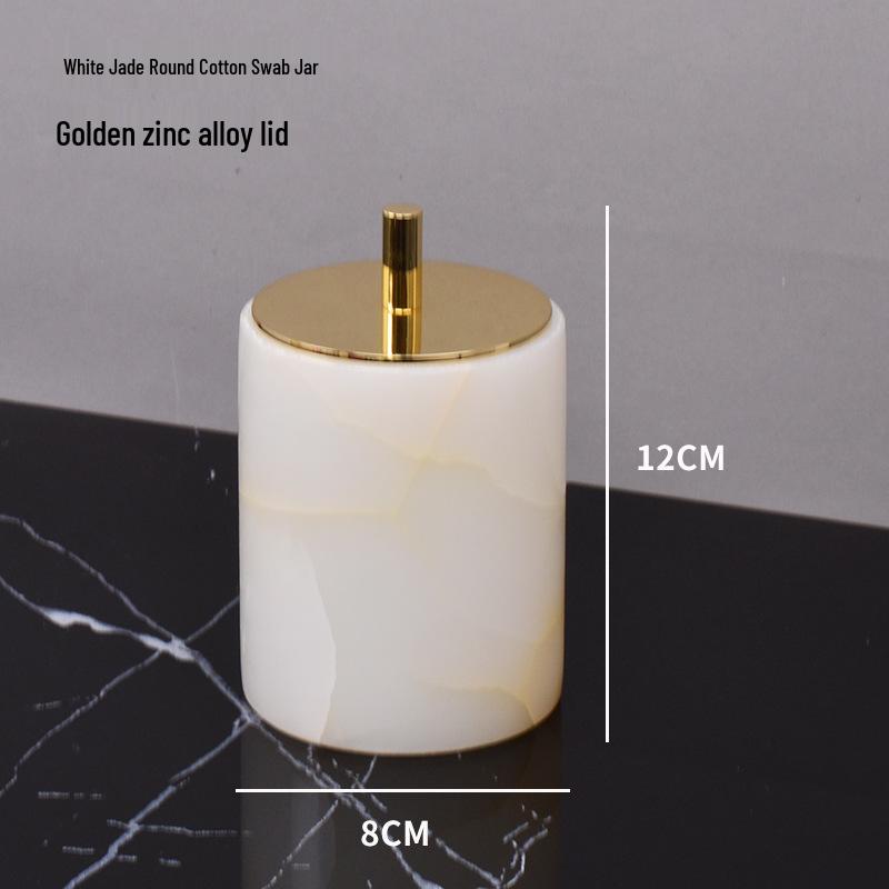 Набор для ванной из белого нефрита: Раковина, Поднос, Коробка для салфеток, Диспенсер для лосьона - Набор из 4 или 5 предметов
Набор для ванной из белого нефрита: Раковина, Поднос, Коробка для салфеток, Диспенсер для лосьона - Набор из 4 или 5 предметов