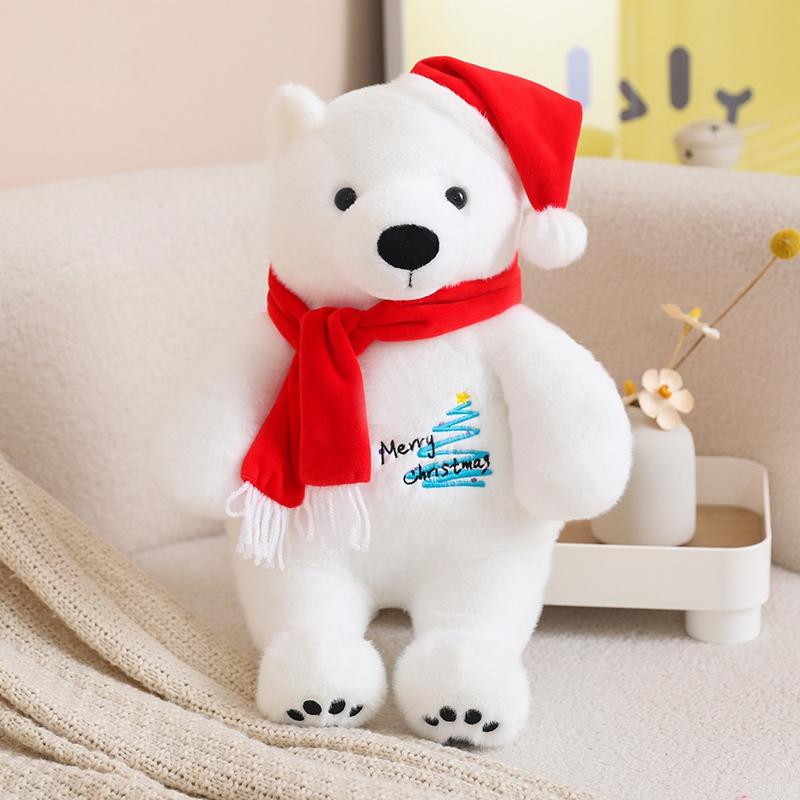 25/33cm Christmas Collection Polar Bear Plush Doll Pillow Huge Wear Scarf High Quality White Bear Plush Toy Holiday Decoration 25cm
25/33cm Christmas Collection Polar Bear Plush Doll Pillow Huge Wear Scarf High Quality White Bear Plush Toy Holiday Decoration 25cm