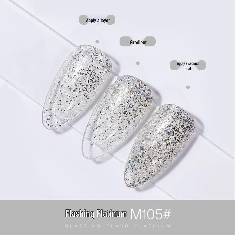 Гель-лак для ногтей Starlight Platinum Glitter 2024: Флэш-глиттер для нейл-салонов
Гель-лак для ногтей Starlight Platinum Glitter 2024: Флэш-глиттер для нейл-салонов