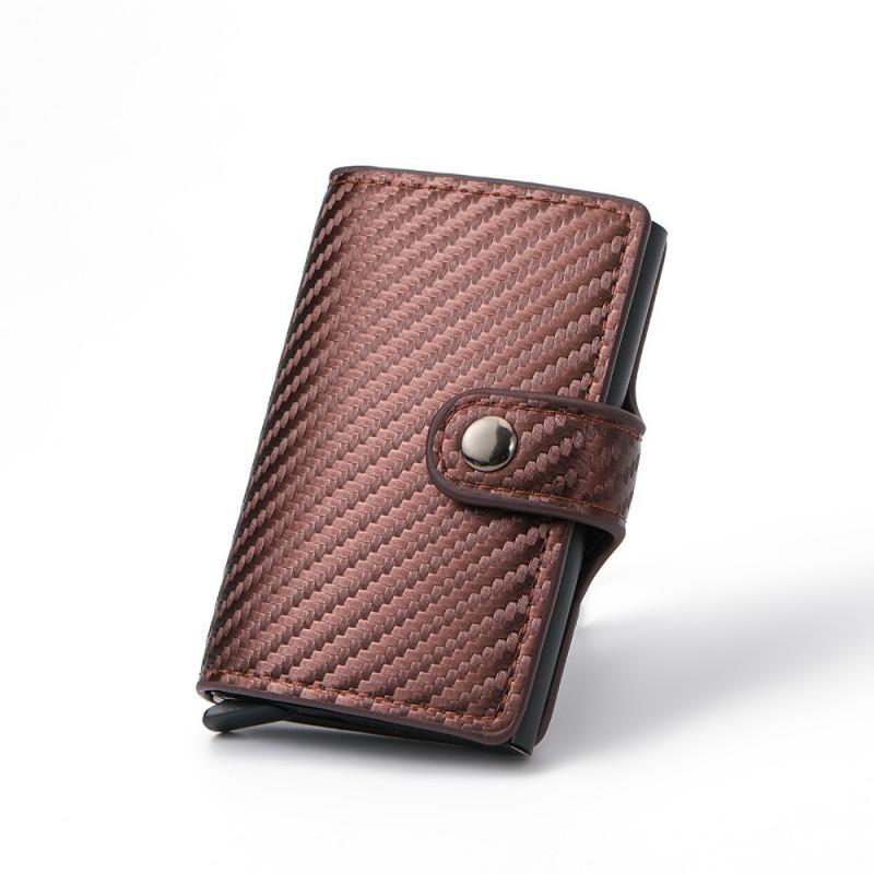New Men s Wallet Carbon Fiber Aluminum Alloy Card Bag European American Automatic Elastic Buckle Clip 10.3X7X2
New Men s Wallet Carbon Fiber Aluminum Alloy Card Bag European American Automatic Elastic Buckle Clip 10.3X7X2