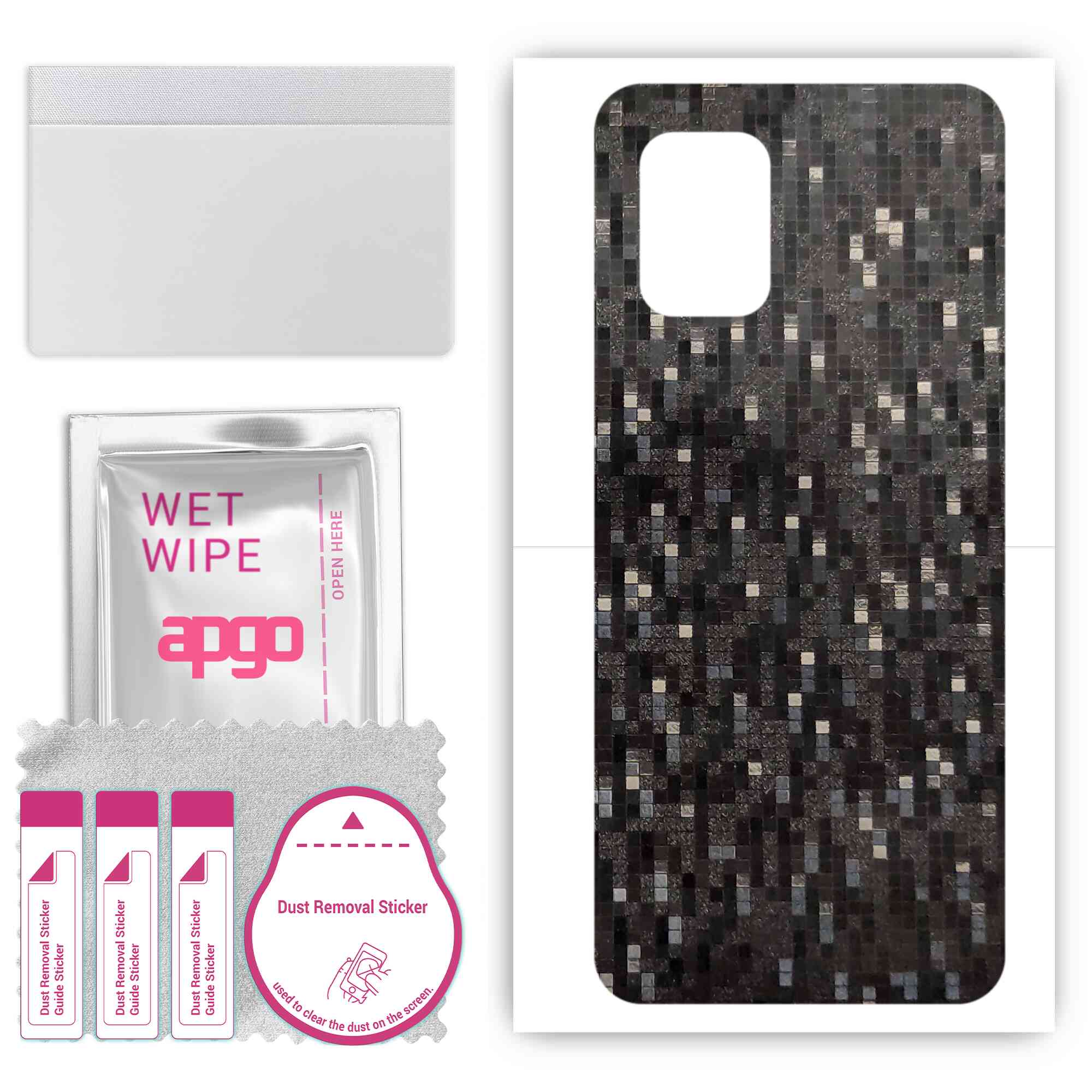 apgo Protective Skin Sticker for the back compatible with Xiaomi Mi 10 Youth 5G, Wrap Film, Foil, Vinyl - Pattern Carbon Black Pixel
apgo Protective Skin Sticker for the back compatible with Xiaomi Mi 10 Youth 5G, Wrap Film, Foil, Vinyl - Pattern Carbon Black Pixel