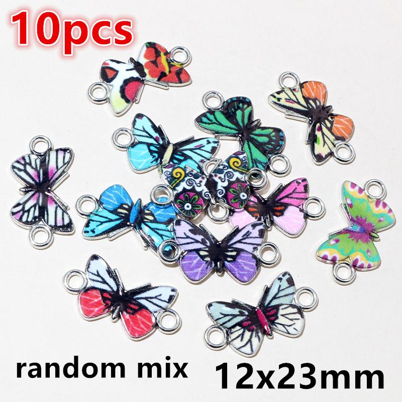 10-20pcs Enamel Butterfly Charms Pendants DIY Jewelry Making Connector Accessories for Earrings Necklace Bracelet Findings
10-20pcs Enamel Butterfly Charms Pendants DIY Jewelry Making Connector Accessories for Earrings Necklace Bracelet Findings