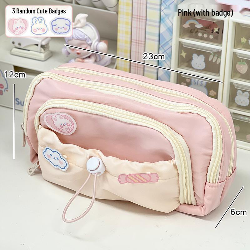 Spacious Cute Pencil Case for Girls - Ideal for Elementary & Junior High Students
Spacious Cute Pencil Case for Girls - Ideal for Elementary & Junior High Students