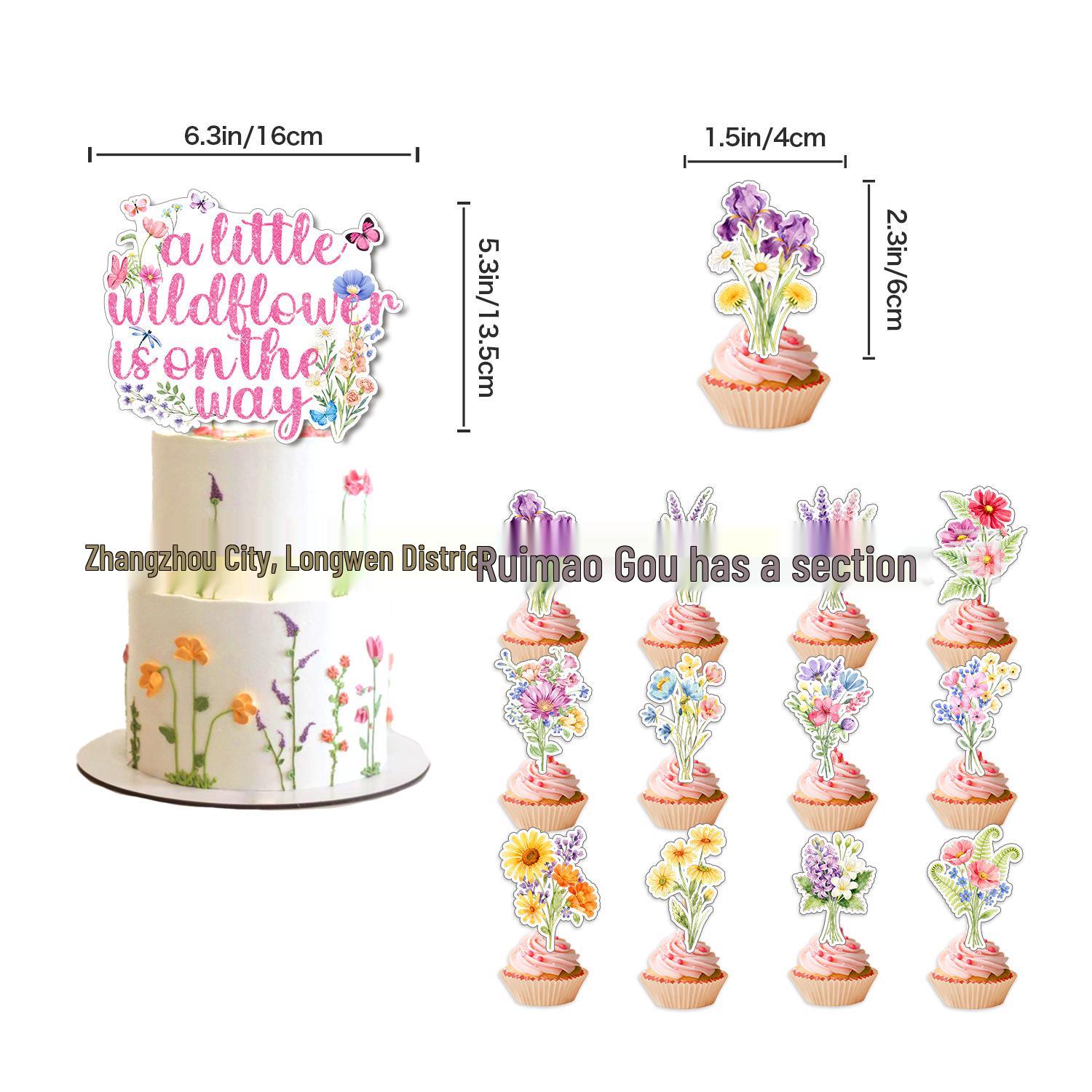 Wildflower Baby Shower Theme Decoration Set: Banner & Balloon
Wildflower Baby Shower Theme Decoration Set: Banner & Balloon
