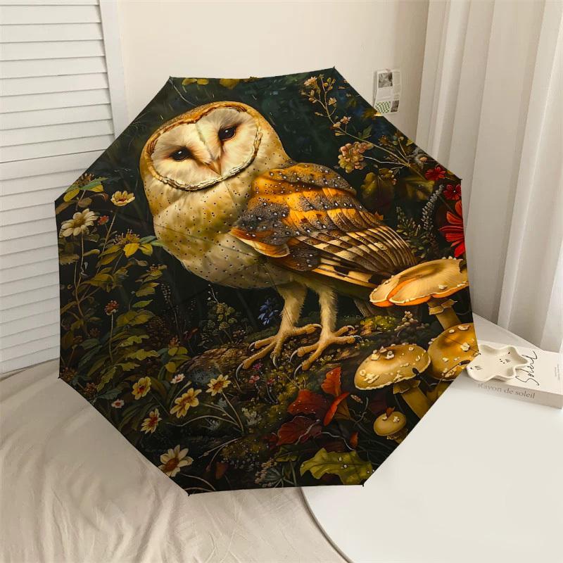 1PC Owl Forest Umbrella-8-Rib Reinforced Portable Folding Travel Suitable for All Seasons Outdoor Daily Use-G326
1PC Owl Forest Umbrella-8-Rib Reinforced Portable Folding Travel Suitable for All Seasons Outdoor Daily Use-G326