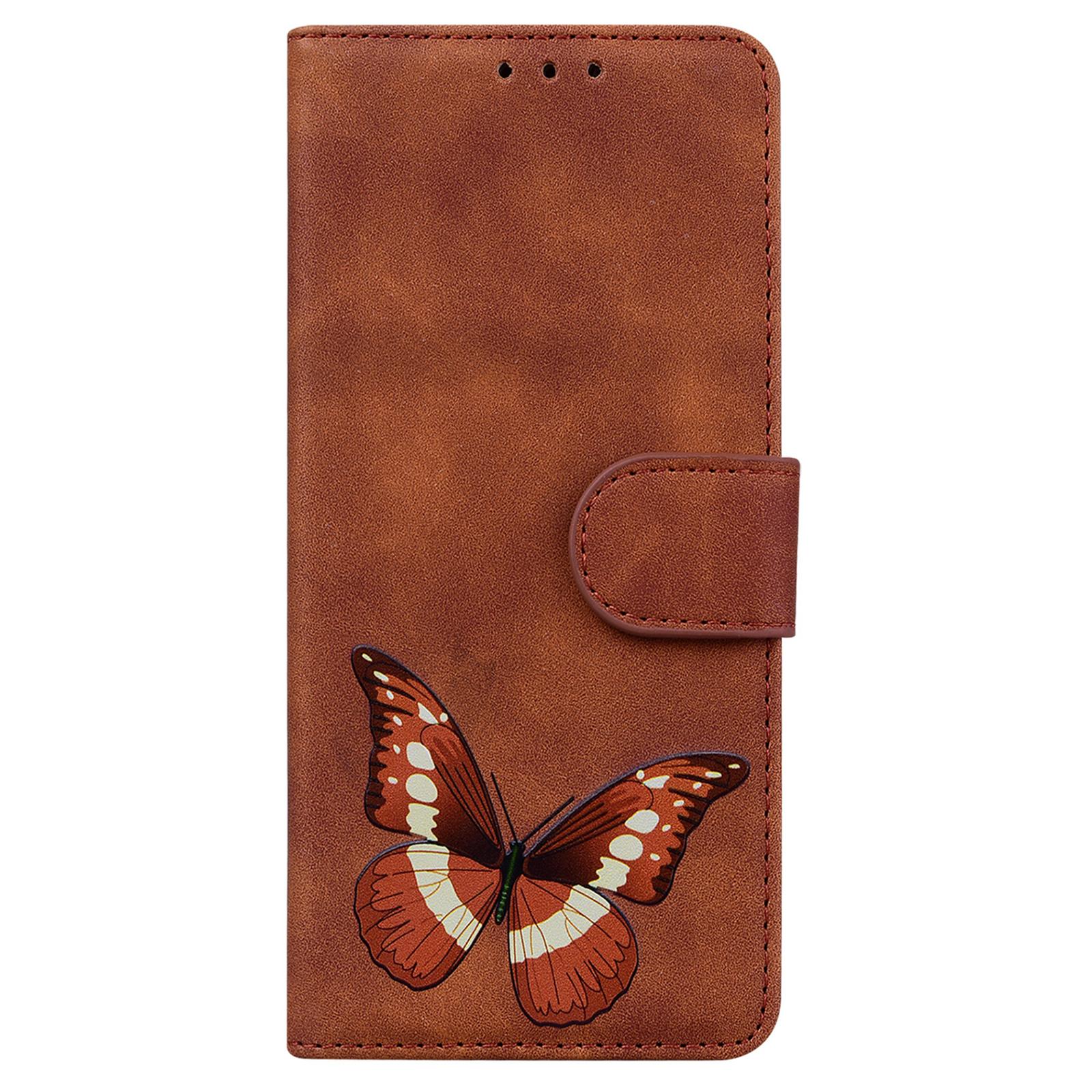 Magnetic Closure Skin Touch Feeling Phone Case Anti-scratch Butterfly Printing Stand Wallet Leather Phone Cover for Google Pixel 6a Brown
Magnetic Closure Skin Touch Feeling Phone Case Anti-scratch Butterfly Printing Stand Wallet Leather Phone Cover for Google Pixel 6a Brown