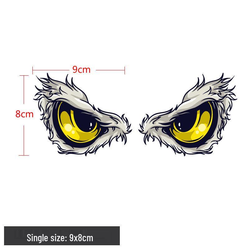 Reflective Eagle Eye Rearview Mirror Decal: Cute, Creative Scratch Cover
Reflective Eagle Eye Rearview Mirror Decal: Cute, Creative Scratch Cover