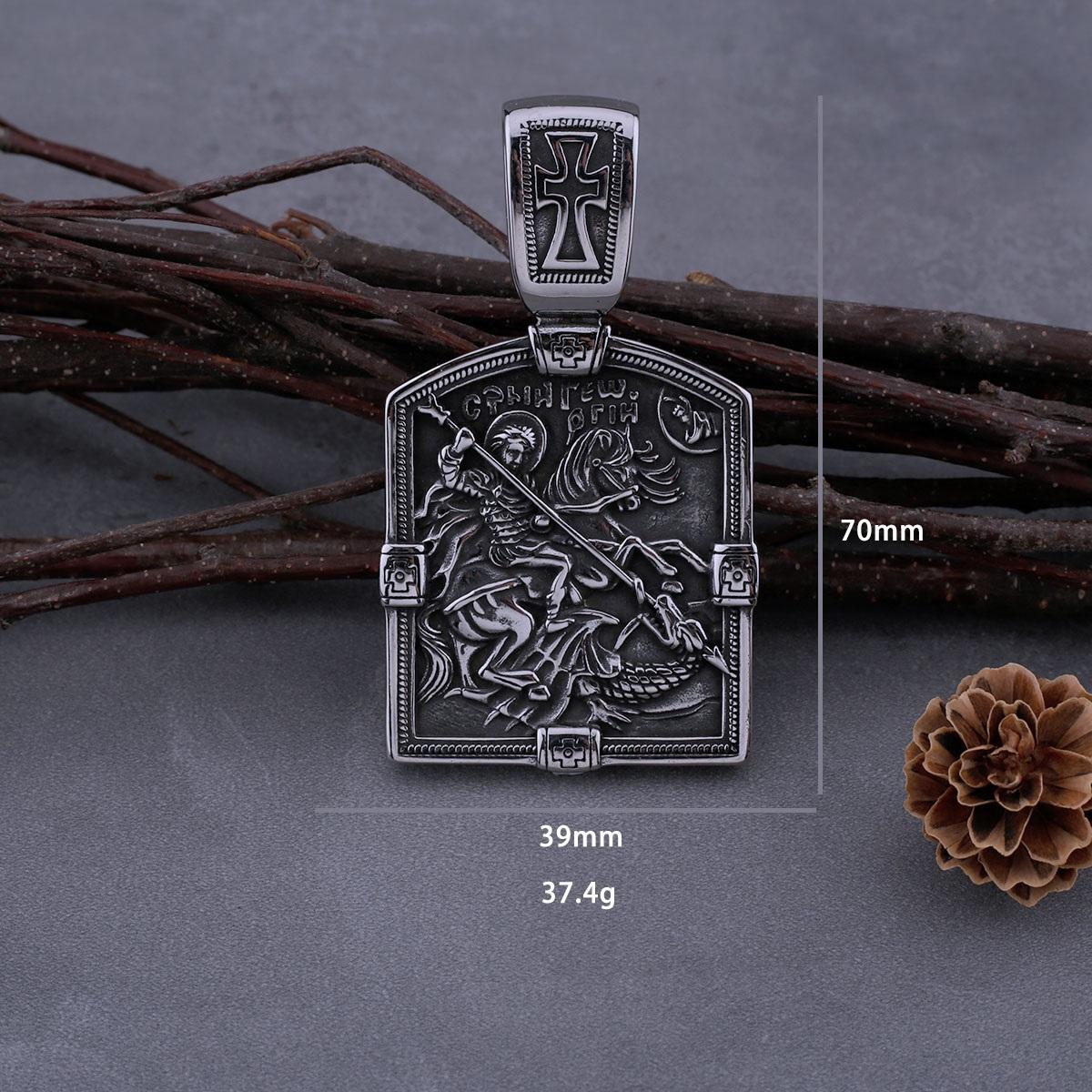 Stainless Steel Retro Religious Holy Warrior Necklace Men and Women Back Bible Cross Amulet Biker Pendant Necklace Jewelry Gift chainless
Stainless Steel Retro Religious Holy Warrior Necklace Men and Women Back Bible Cross Amulet Biker Pendant Necklace Jewelry Gift chainless