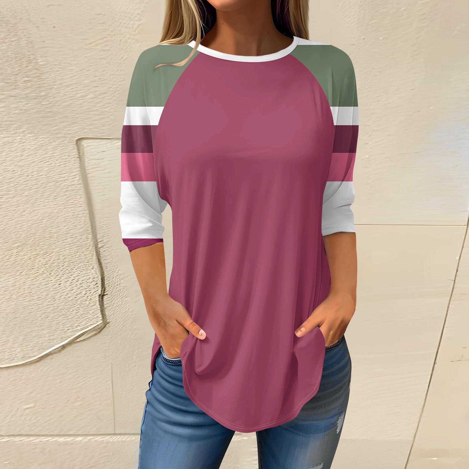 Женские модные повседневные топы для выхода в свет с принтом и рукавом реглан, пуловер с рукавами 3/4, топы с круглым вырезом L
Женские модные повседневные топы для выхода в свет с принтом и рукавом реглан, пуловер с рукавами 3/4, топы с круглым вырезом L