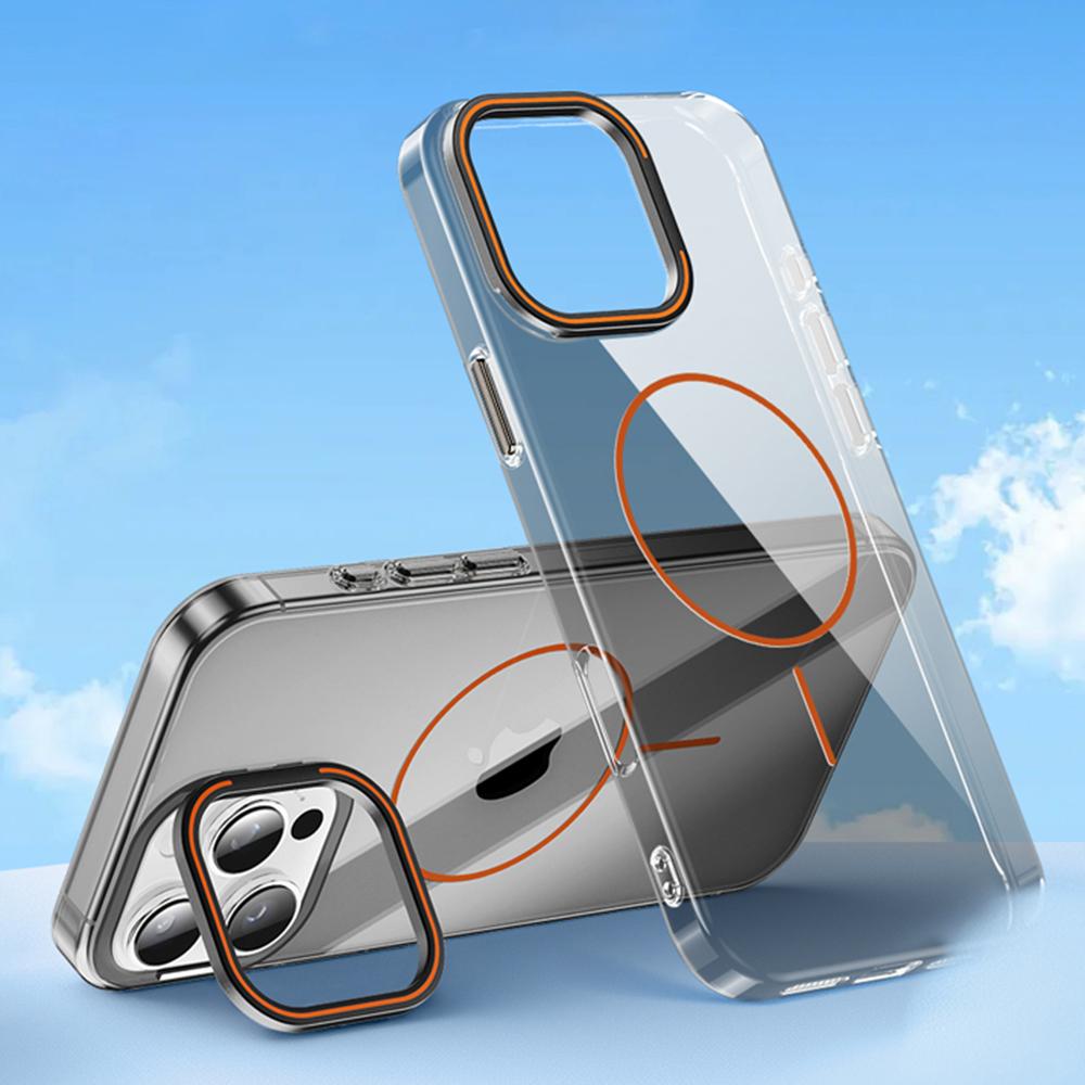For iPhone 16 Pro Max Case Compatible with MagSafe Lens Frame Kickstand Clear PC Phone Cover Transparent Gold
For iPhone 16 Pro Max Case Compatible with MagSafe Lens Frame Kickstand Clear PC Phone Cover Transparent Gold