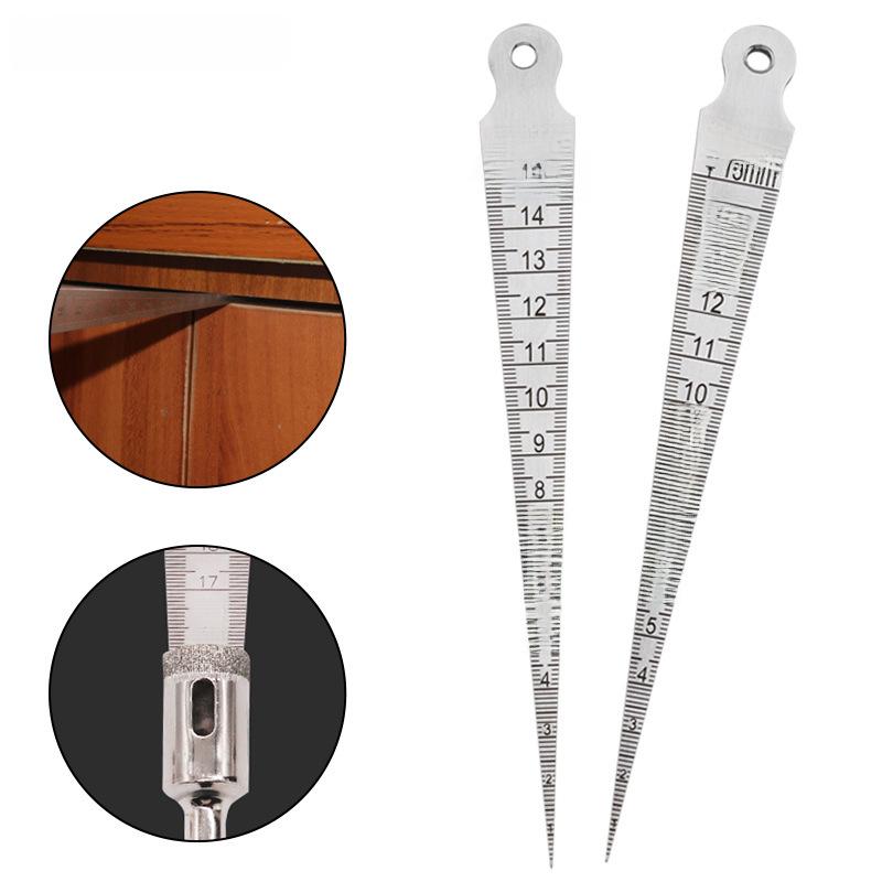 High Precision Stainless Steel Taper Gauge 1-15mm - Internal Diameter Gap & Wedge Feeler Gauge
High Precision Stainless Steel Taper Gauge 1-15mm - Internal Diameter Gap & Wedge Feeler Gauge