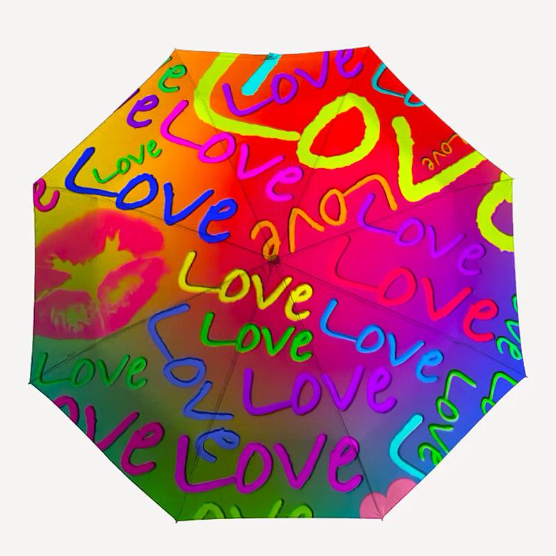 1pc Love Print Automatic Umbrella - 8-Rib Durable Frame, Portable Fashion Accessory & Holiday Gift yy251117194
1pc Love Print Automatic Umbrella - 8-Rib Durable Frame, Portable Fashion Accessory & Holiday Gift yy251117194