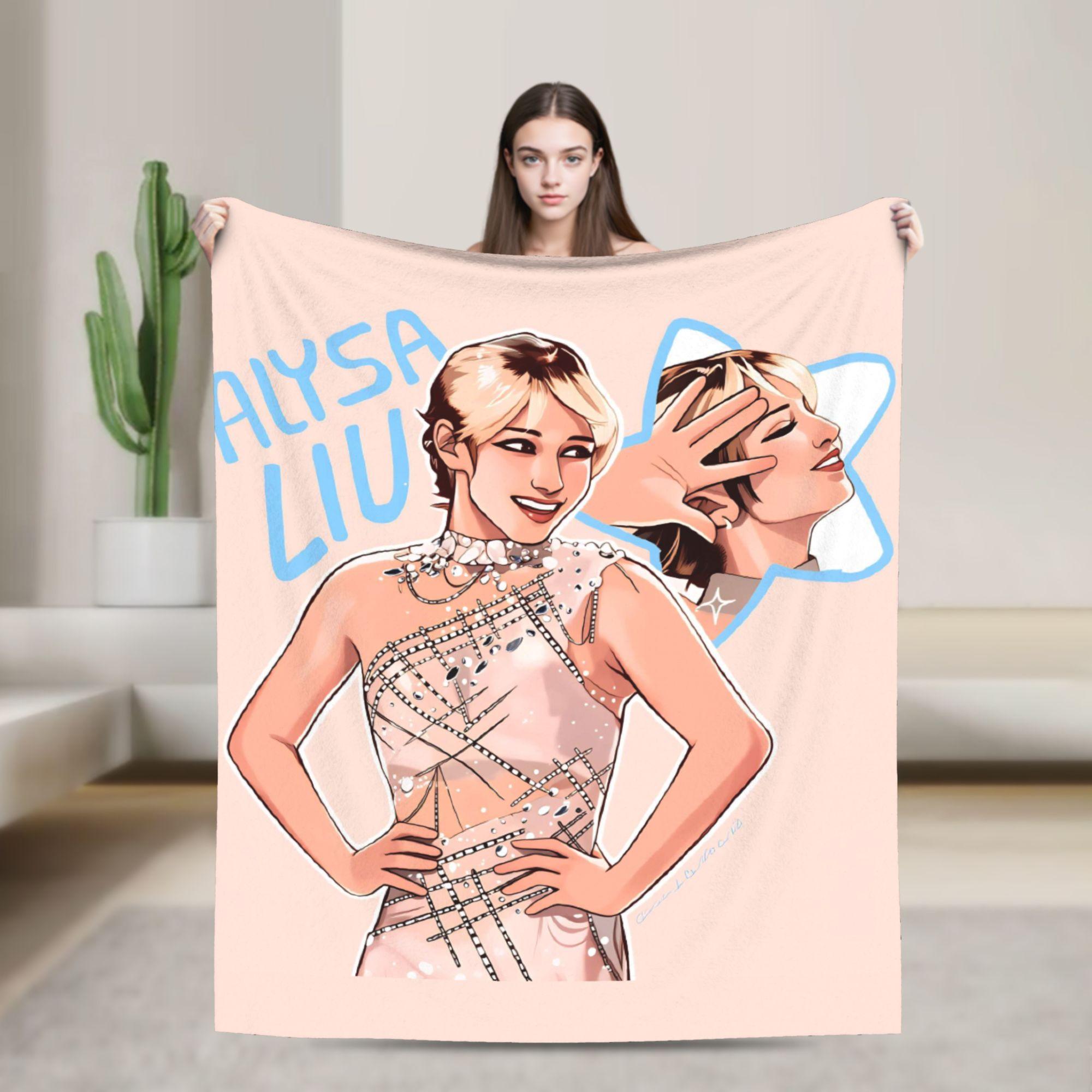 Alysa Liu Soft Comfy Blanket Novelty Travel Office Throw Blanket Couch Chair Flannel Bedspread Sofa Bed Cover 80x120cm
Alysa Liu Soft Comfy Blanket Novelty Travel Office Throw Blanket Couch Chair Flannel Bedspread Sofa Bed Cover 80x120cm