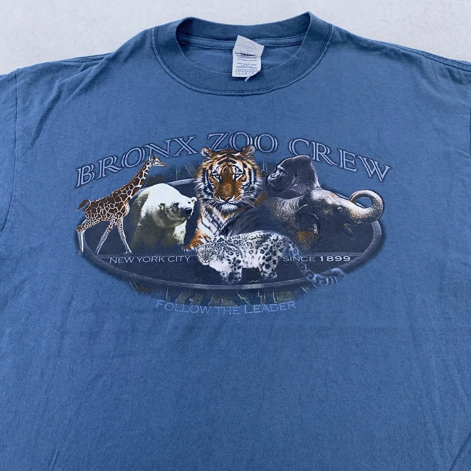 Vintage Bronx Zoo Crew New York City T-Shirt Mens Large Nature Tiger Giraffe 90s M
Vintage Bronx Zoo Crew New York City T-Shirt Mens Large Nature Tiger Giraffe 90s M