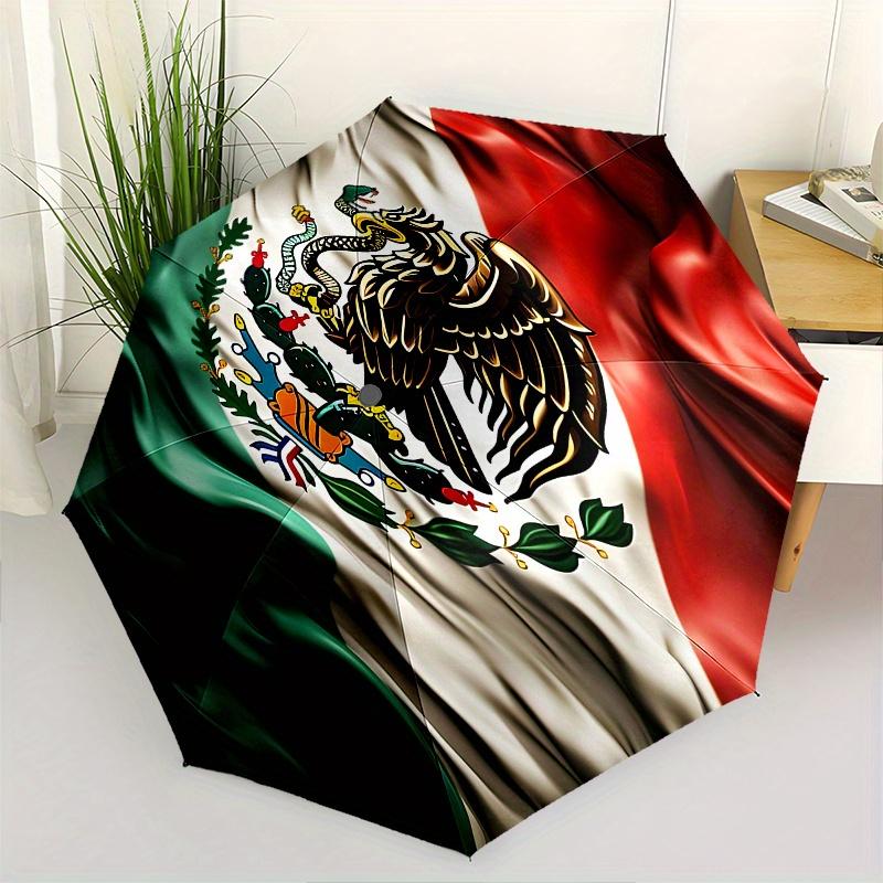 Eagle,Flag,Mexico Automatic Folding Umbrella 8 Ribs Lightweight Design, Durable Iron Frame, Compact and Portable, Ideal Birthday or Christm
Eagle,Flag,Mexico Automatic Folding Umbrella 8 Ribs Lightweight Design, Durable Iron Frame, Compact and Portable, Ideal Birthday or Christm