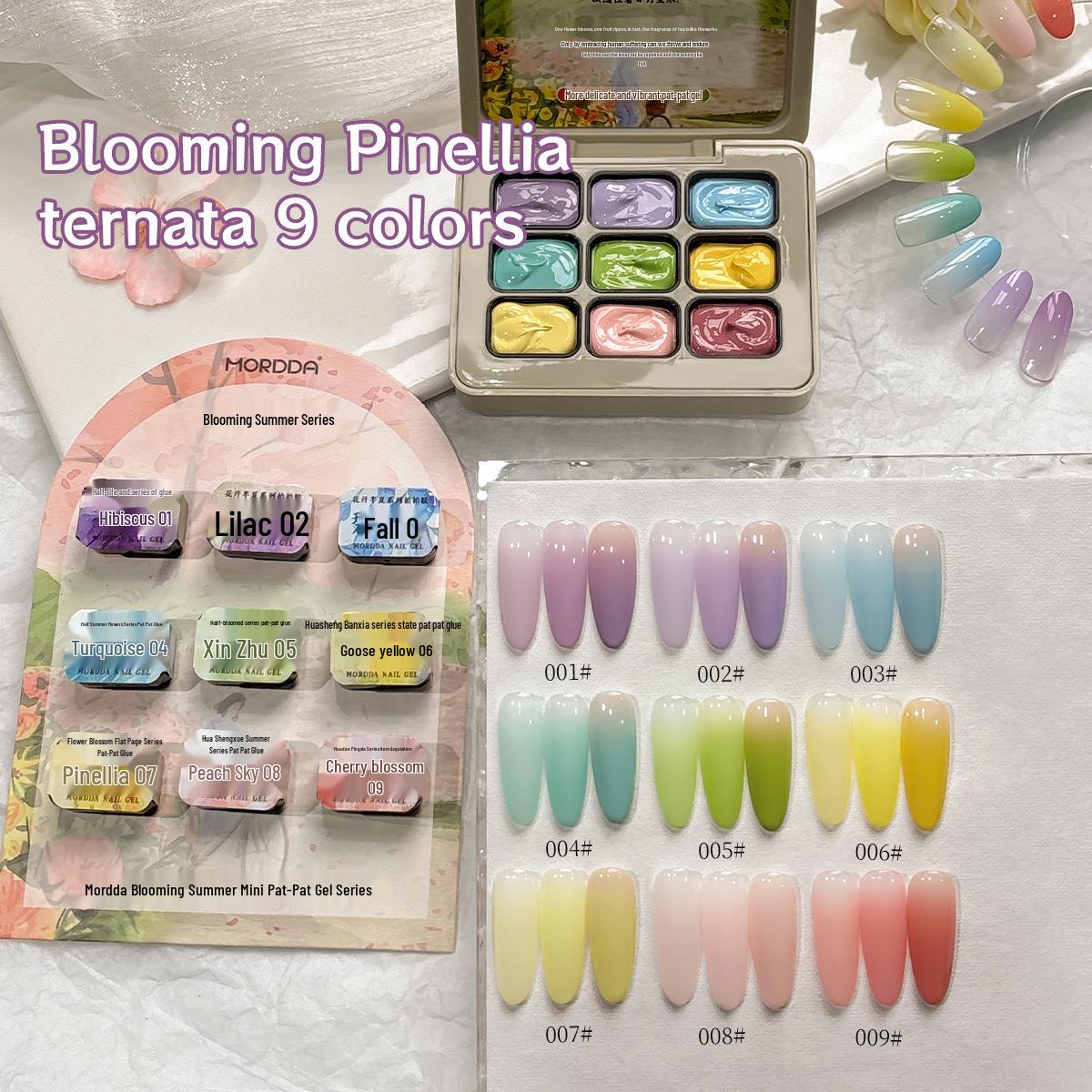 Набор гель-лаков для ногтей «Цветущее лето», 9 цветов: Высокопигментированный, универсальный полутвердый гель для нейл-арта
Набор гель-лаков для ногтей «Цветущее лето», 9 цветов: Высокопигментированный, универсальный полутвердый гель для нейл-арта