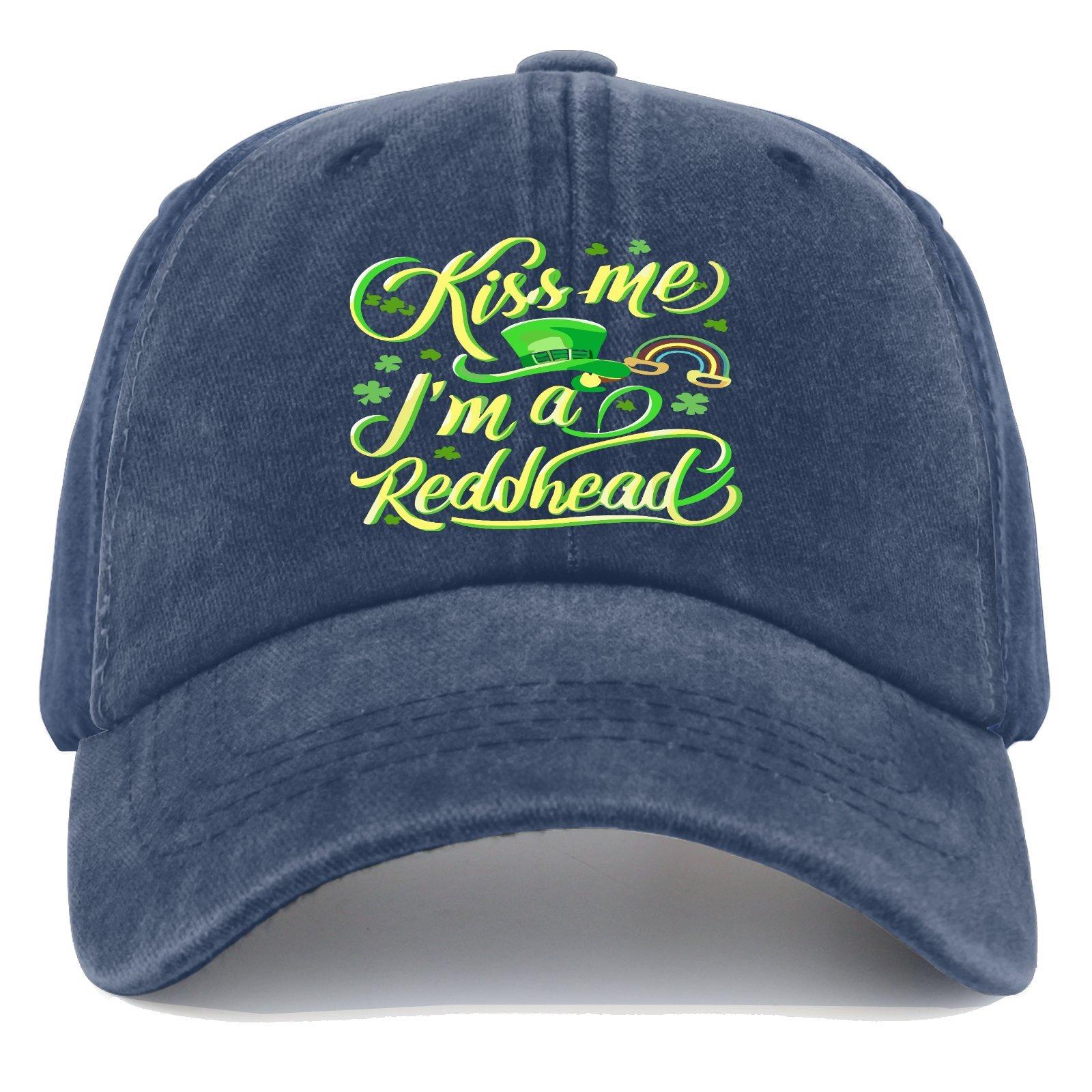 Kiss Me I m a Redhead St Patricks Day Baseball Cap Distressed Vintage Washed Adult Unisex Outdoor Cap One Size темно-синий
Kiss Me I m a Redhead St Patricks Day Baseball Cap Distressed Vintage Washed Adult Unisex Outdoor Cap One Size темно-синий
