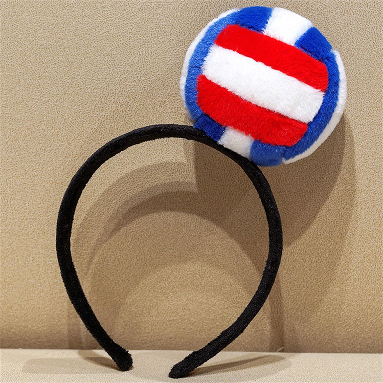 Plush Sports Ball Headband Soft Fabric Soccer Volleyball Design Adjustable Comfortable Fit for Party Costume Accessory One Size
Plush Sports Ball Headband Soft Fabric Soccer Volleyball Design Adjustable Comfortable Fit for Party Costume Accessory One Size