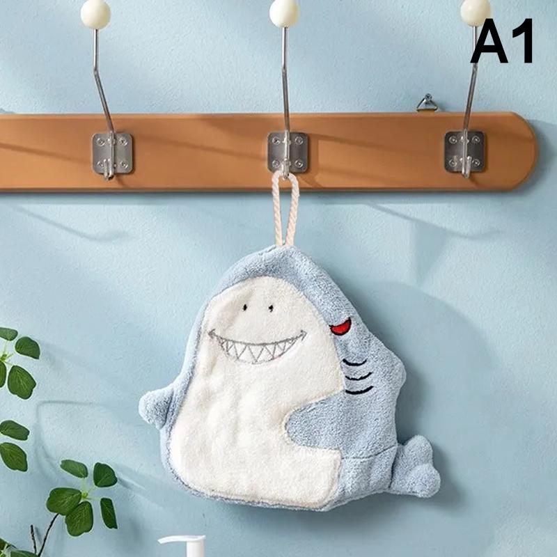 Cute Cartoon Shark Hand Towel Quick Drying Kitchen Towel Cleaning Rag Coral Velvet Absorbent Hanging Towel Bathroom Accessories
Cute Cartoon Shark Hand Towel Quick Drying Kitchen Towel Cleaning Rag Coral Velvet Absorbent Hanging Towel Bathroom Accessories