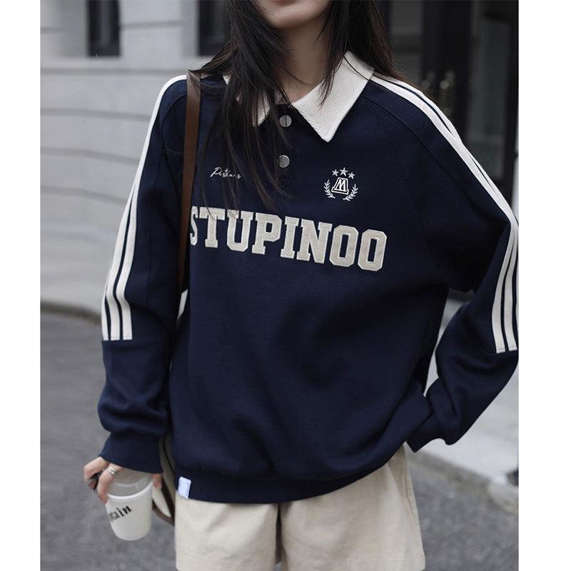 Women s American Retro Oversized Heavyweight Pullover for Spring & Autumn M (up to 100 jin)
Women s American Retro Oversized Heavyweight Pullover for Spring & Autumn M (up to 100 jin)