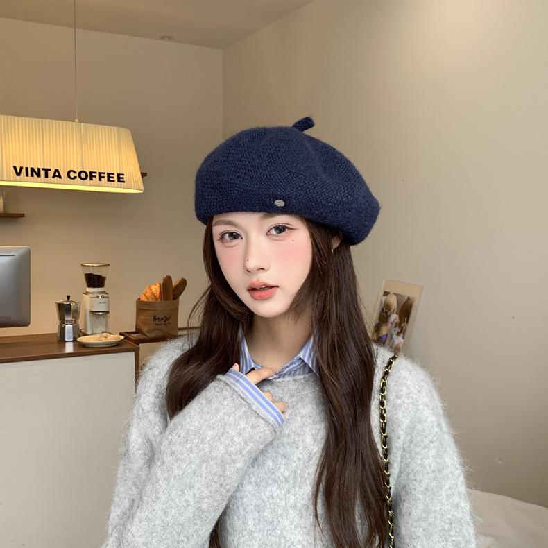 Autumn and winter knitted beret Korean version fashion small fragrant hat women s atmosphere casual literary temperament painter hat
Autumn and winter knitted beret Korean version fashion small fragrant hat women s atmosphere casual literary temperament painter hat