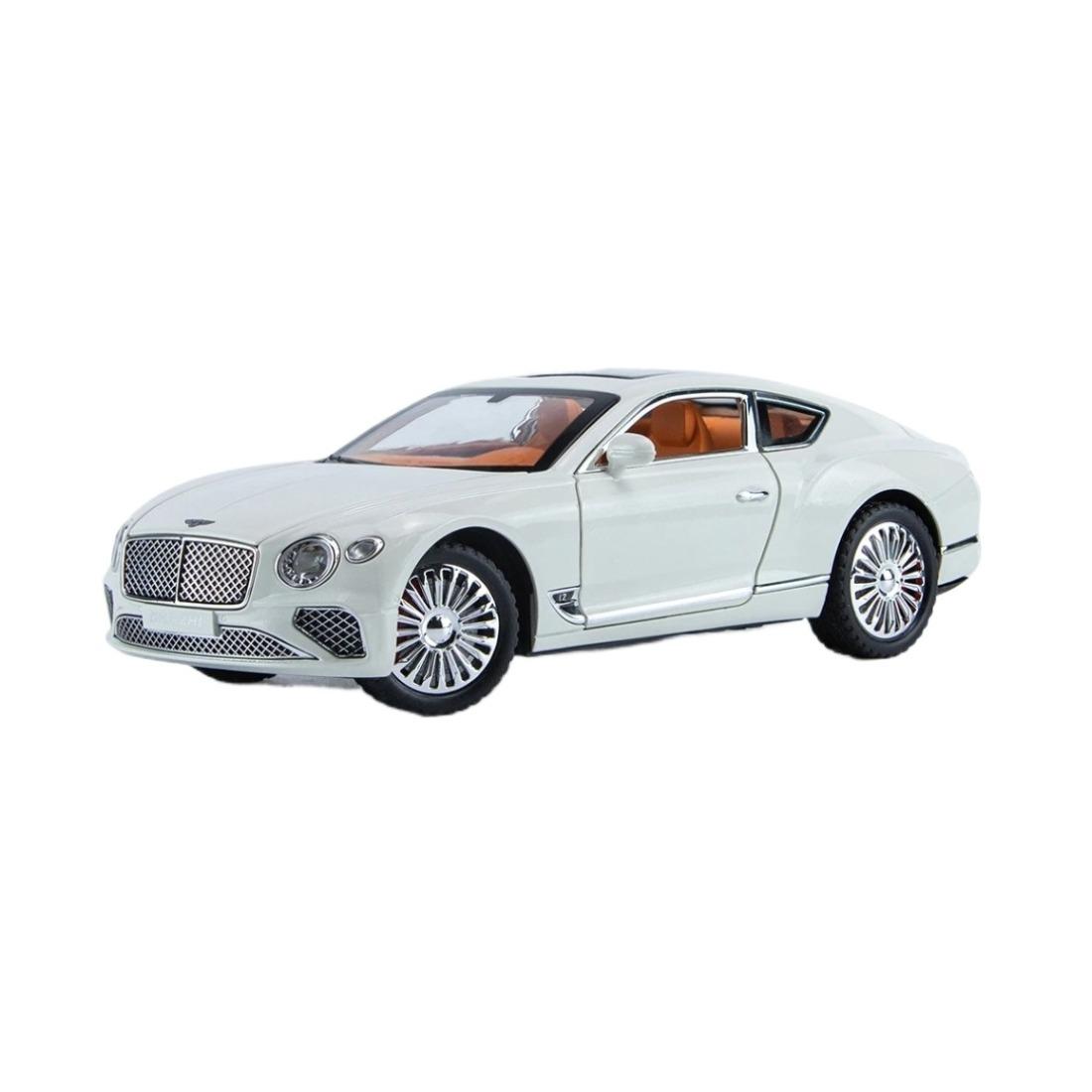 1/24 Модель автомобіля Bentley Continental GT Литий під тиском сплав Іграшковий автомобіль Колекційний Інерційний Іграшковий транспортний засіб зі звуком та світлом білий
1/24 Модель автомобіля Bentley Continental GT Литий під тиском сплав Іграшковий автомобіль Колекційний Інерційний Іграшковий транспортний засіб зі звуком та світлом білий